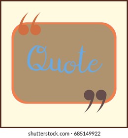 New quote rectangle form for blog or forum.