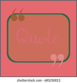 New quote rectangle form for blog or forum.