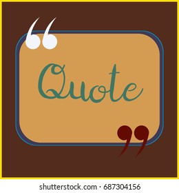New quote rectangle form for blog or forum.