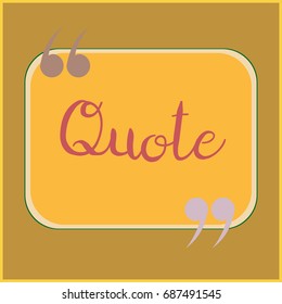 New quote rectangle form for blog or forum.