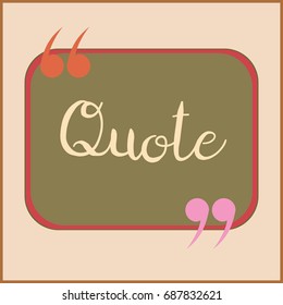 New quote rectangle form for blog or forum.