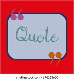 New quote rectangle form for blog or forum.