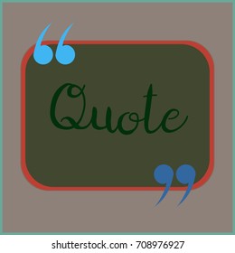 New quote rectangle form for blog or forum.
