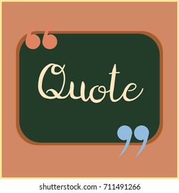 New quote rectangle form for blog or forum.