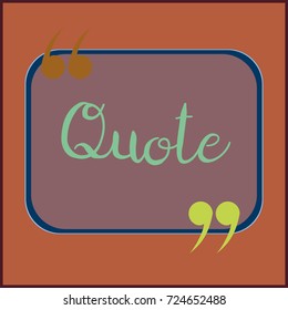 New quote rectangle form for blog or forum.