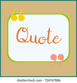 New quote rectangle form for blog or forum.