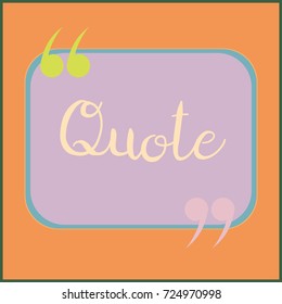 New quote rectangle form for blog or forum.