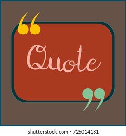 New quote rectangle form for blog or forum.