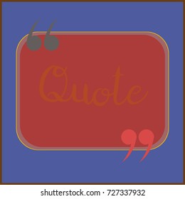 New quote rectangle form for blog or forum.