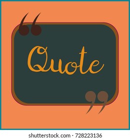 New quote rectangle form for blog or forum.