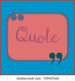 New quote rectangle form for blog or forum.