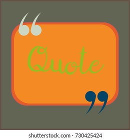 New quote rectangle form for blog or forum.