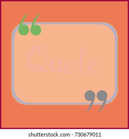 New quote rectangle form for blog or forum.