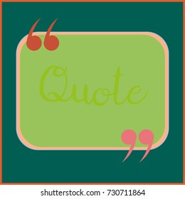 New quote rectangle form for blog or forum.