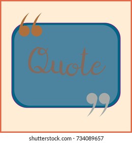 New quote rectangle form for blog or forum.
