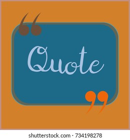 New quote rectangle form for blog or forum.