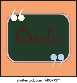 New quote rectangle form for blog or forum.