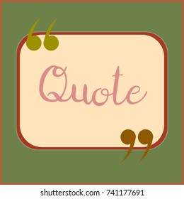 New quote rectangle form for blog or forum.
