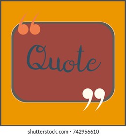 New quote rectangle form for blog or forum.
