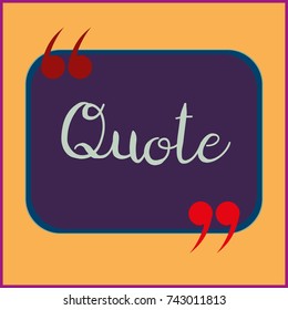 New quote rectangle form for blog or forum.