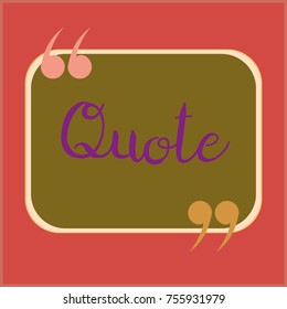 New quote rectangle form for blog or forum.
