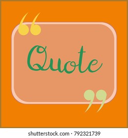 New quote rectangle form for blog or forum.