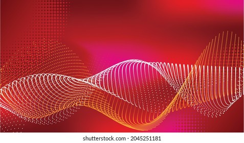 nueva presentación de degradado futurista de fondo rojo 