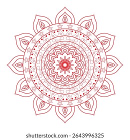 Novo Red Colar Mandla Digin com fundo branco