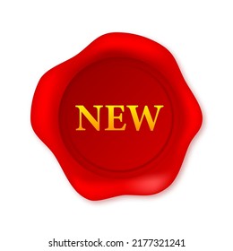 New Red Wax Seal candle stamp. Special offer Blank waxy emboss.