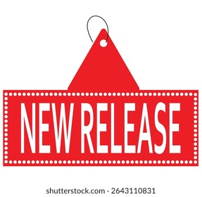 New Release In Red Hanging Tag 