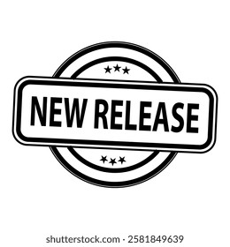 new release stamp icon vector design templates