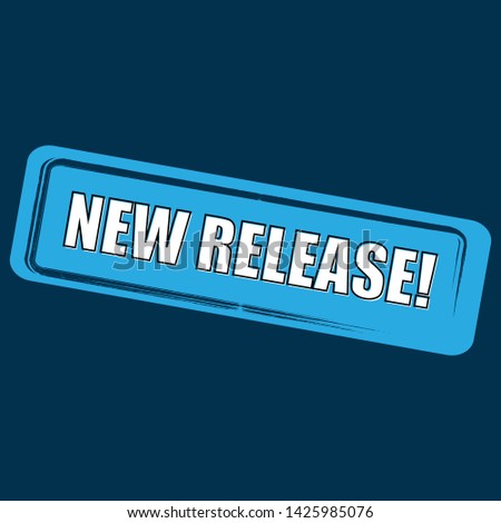 New release! stamp - original label,sticker,tag