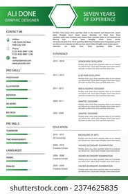 nueva plantilla cv de reanudación imprimible