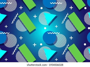 new retro geometric modern backgrounds, premium vektor 