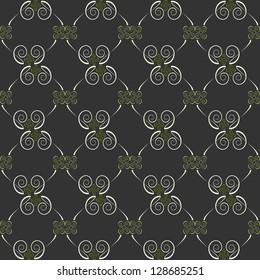 new retro style pattern with abstract ornament can use like vintage background