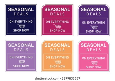 New ribbons. Corner banner, new tag labels and present buttons vector isolated collection