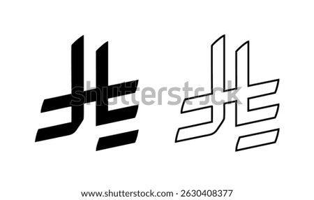 New Riyal logo icon vector. Saudi Arabia currency symbol sign