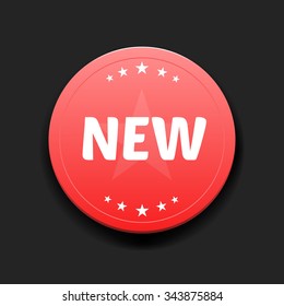 New Round Label