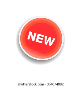 New Round Sticker