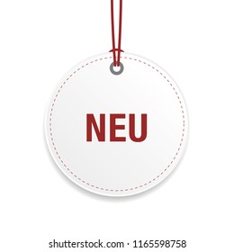new round white label vector illustration EPS10