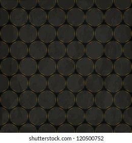new royalty free abstract background with honeycombs on grunge background