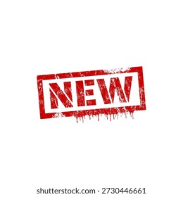 New - rubber stamp - vector illustration