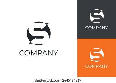 New S letter logo template