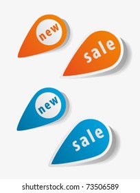 New and Sale Labels