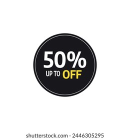 new sale tag, sticker, banner vector business 50 off order now Banner Special offer, Best banner design for social media and corporate companies. Vector EPS File. 