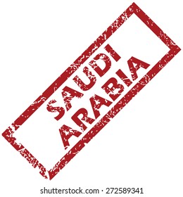 New Saudi Arabia grunge rubber stamp on a white background. Vector illustration