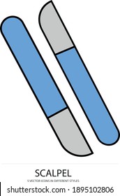 neues Skalpell-Vektorsymbol