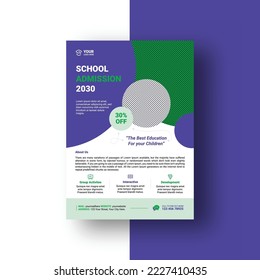 New School Admission Flyer Template