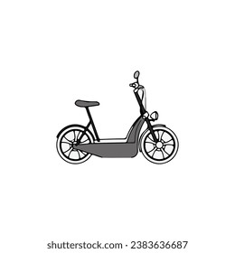 new scooter vector type icon