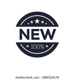 New seal stamp, Vector illustration.